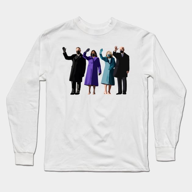 POTUS, FLOTSUS, Vice President, and Second Gentleman Long Sleeve T-Shirt by MamaODea